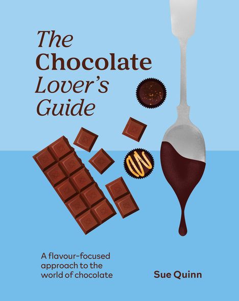 Text: "Cover to be revealed. Chocolate Lover’s Guide." Ein türkisfarbener Hintergrund mit DK-Logo unten.