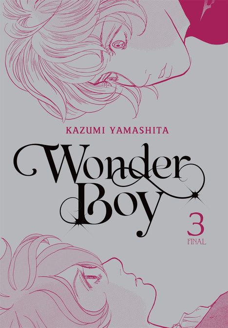 Text: "Wonder Boy", "Kazumi Yamashita", "3 Final". Illustration: Zwei Gesichter zeichnen sich skizzenhaft ab, einander zugewandt.