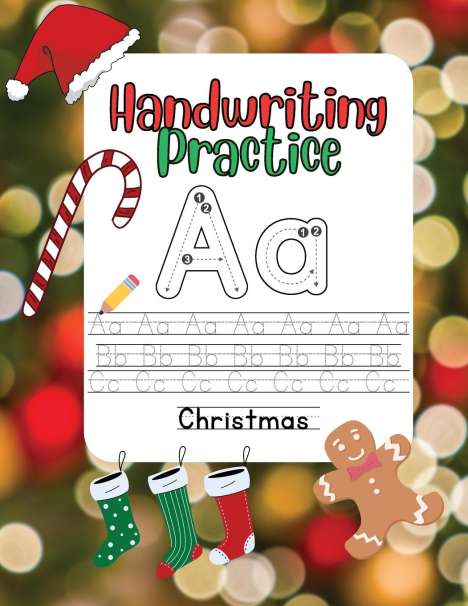 T. Hindermann: Handwriting Practice For Kids - Christmas, Buch