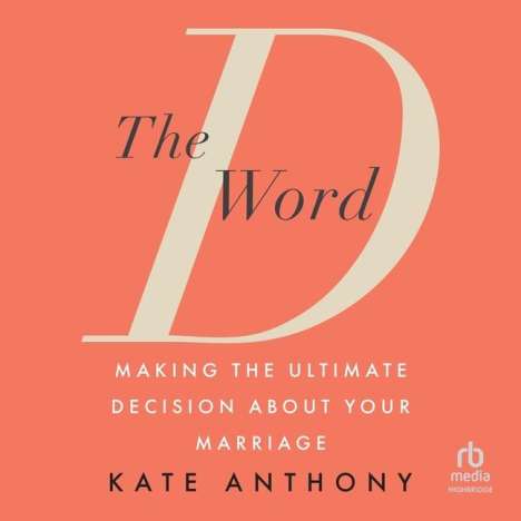 Kate Anthony: The D Word, MP3-CD