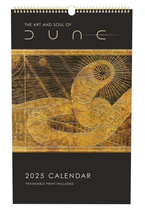 Insights: 2025 the Art and Soul of Dune Poster Wall Calendar, Kalender