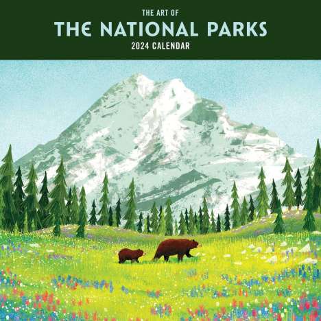 Fifty-Nine Parks: The Art of the National Parks 2024 Calendar, Buch