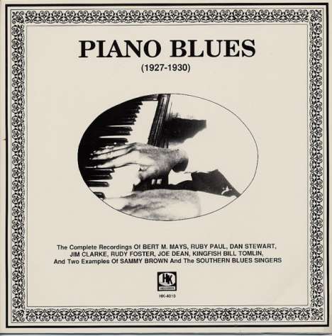 Piano Blues 1927-1930, LP