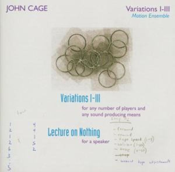 John Cage: Variations I-III (CD) – jpc.de