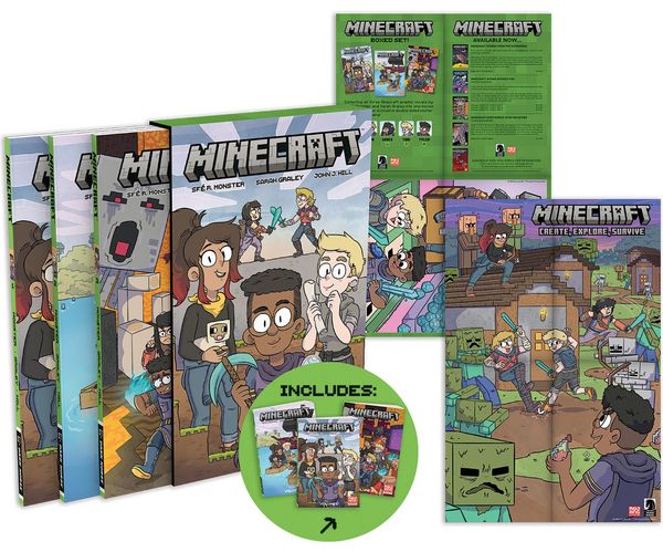 Jpc Graphics Sfé R Monster: Minecraft Boxed Set (Graphic Novels) (Diverse) – jpc.de