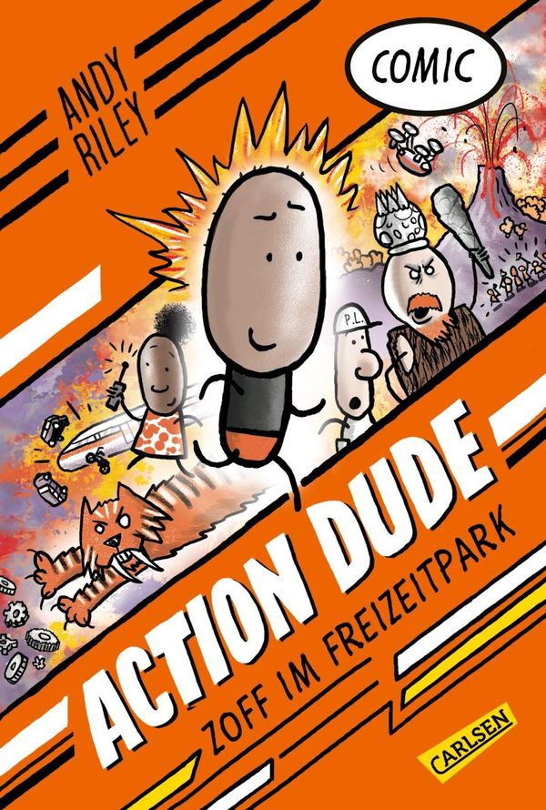 Action Dude 1: Zoff im Freizeitpark - Andy Riley (Buch) – jpc.de