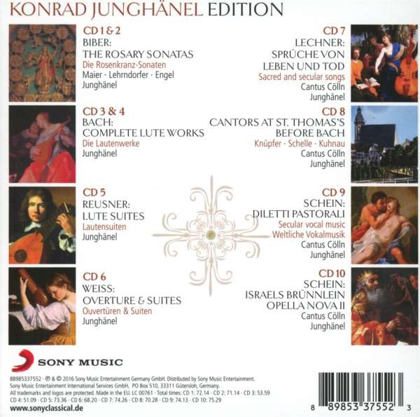 Konrad Junghanel Edition Dhm Edition 10 Cds Jpc