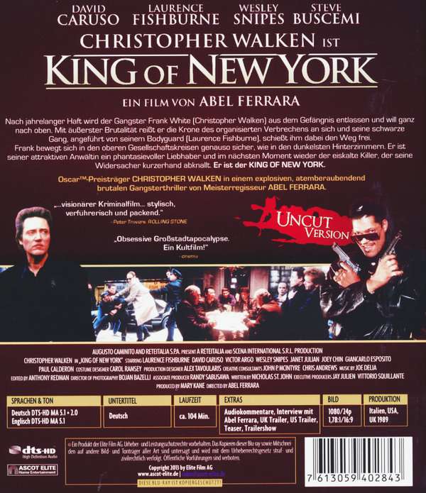 King of New York (Blu-ray) – jpc