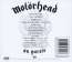 Motörhead: On Parole, CD (Rückseite)