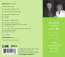 Elliott Carter (1908-2012): Sämtliche Klavierwerke, CD (Rückseite)