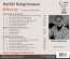 Haflidi Hallgrimsson (geb. 1941): Werke für Violine solo "Offerto", CD (Rückseite)