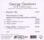 George Gershwin (1898-1937): Klavierkonzert in F, CD (Rückseite)