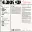 Thelonious Monk (1917-1982): Misterioso (Collection), LP (Rückseite)