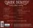 Claude Debussy (1862-1918): Frühe Klavierwerke, CD (Rückseite)
