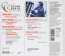 Glenn Gould,Klavier, CD (Rückseite)