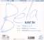 Bela Bartok (1881-1945): Sonate für Violine &amp; Klavier Nr.2, Super Audio CD (Rückseite)