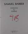 Samuel Barber: Sonata for Piano, Noten
