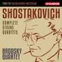 Dmitri Schostakowitsch: Streichquartette Nr.1-15, CD,CD,CD,CD,CD,CD