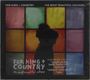 Text oben: "FOR KING + COUNTRY", "THE MOST BEAUTIFUL COLOURS".  
Mosaik-Hintergrund, Silhouette einer Person.