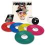 Jan Delay: Forever Jan - 25 Jahre Jan Delay (180g) (Limitierte Fanbox mit signiertem Foto) (Colored Vinyl), LP,LP,LP,LP,LP,CD,CD