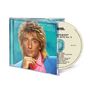 Text: "ROD STEWART GREATEST HITS 2" und "GREATEST HITS Vol. 2". CD-Hülle zeigt einen Mann mit blonden Haaren und blauem Sakko.