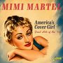 Texte: "MIMI MARTEL", "America's Cover Girl", "Great Hits of the '50s". Illustration einer Frau mit blonden Locken.