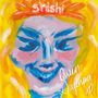 Text: "Shishi", "Queen Deyonna xoxo". 
Illustration eines Gesichts mit blau-pinkem Teint und blonden Haaren.