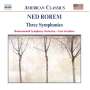 Ned Rorem: Symphonien Nr.1-3, CD