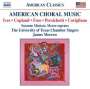 : University of Texas Chamber Singers - American Choral Music, CD