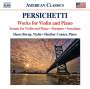 Vincent Persichetti: Werke für Violine & Klavier, CD