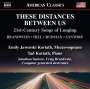 : Emily Jaworski Koriath - These Distances Between Us, CD