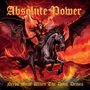 „Absolute Power“, „Needs Must When The Devil Drives“. Illustration: Teufel auf einem schwarzen Pferd vor feurigem Hintergrund.