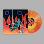 Text: "Star Moles Highway to Hell." 
Eine bunte Illustration eines Skeletts in Flammen mit Kassetten.