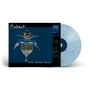 „Pinback“ und „Some Offcell Voices“ auf Albumcover. Illustration eines robotischen Wesens auf blauem Hintergrund.