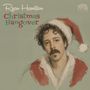 Text: "Ryan Hamilton Christmas Hangover". Illustration eines Mannes mit Weihnachtsmütze, verschmitztem Blick.