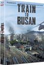 "Nameless – Limited Mediabook Edition" steht oben, "Train to Busan" in der Mitte. Stadt mit Rauch und Hubschraubern.