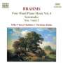 Johannes Brahms: Klaviermusik zu 4 Händen Vol.4, CD
