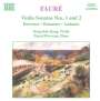 Gabriel Faure: Sonaten für Violine & Klavier Nr.1 & 2, CD