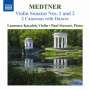 Nikolai Medtner: Sonaten für Violine & Klavier Nr.1 & 2, CD