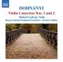 Ernst von Dohnanyi: Violinkonzerte Nr.1 & 2, CD
