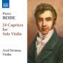 Pierre Rode: Capricen Nr.1-24 für Violine solo, CD