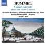 Johann Nepomuk Hummel: Konzert für Klavier,Violine & Orchester op.17, CD