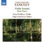 Serge Tanejew: Sonate für Violine & Klavier, CD