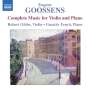 Eugene Goossens: Sämtliche Werke für Violine & Klavier, CD