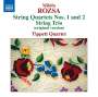 Miklos Rozsa: Streichquartette Nr.1 & 2 (op.22 & 38), CD