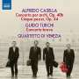 Alfredo Casella: Concerto per Archi op.40 für Streichquartett, CD