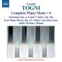 Camillo Togni: Sämtliche Klavierwerke Vol.4, CD
