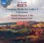 Ferdinand Ries: Sämtliche Werke mit Cello Vol.1, CD