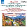 Johannes Brahms: Sämtliche Lieder Vol.3 (Naxos-Edition), CD