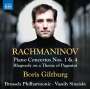 Sergej Rachmaninoff: Klavierkonzerte Nr.1 & 4, CD